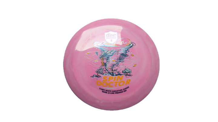 Discmania Spin Doctor - Casey White Signature Series Swirl Q-Line Premier DD1 Distance Driver Front View