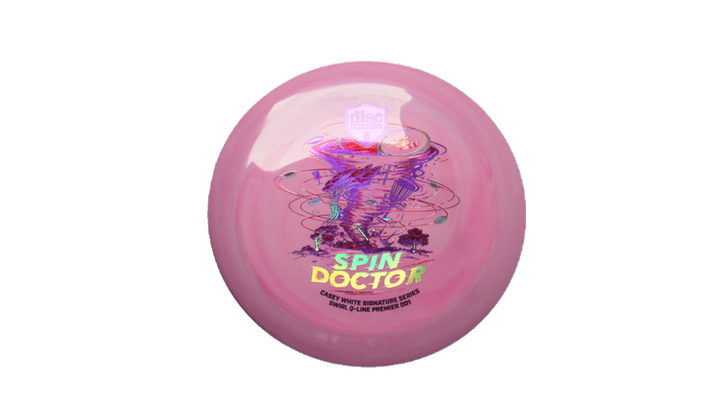 Discmania Spin Doctor - Casey White Signature Series Swirl Q-Line Premier DD1 Distance Driver Front View