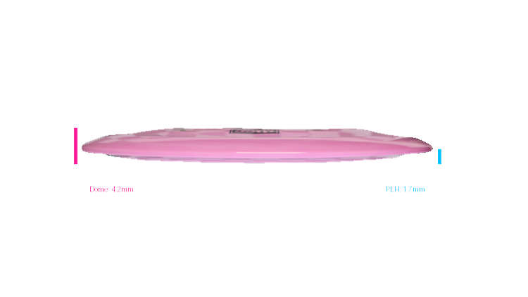 Discmania Spin Doctor - Casey White Signature Series Swirl Q-Line Premier DD1 Distance Driver Profile View
