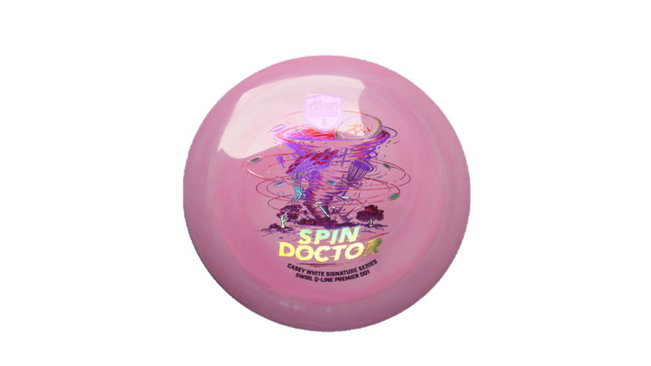 Discmania Spin Doctor - Casey White Signature Series Swirl Q-Line Premier DD1 Distance Driver Front View