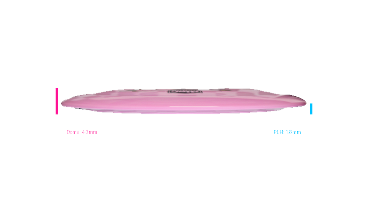 Discmania Spin Doctor - Casey White Signature Series Swirl Q-Line Premier DD1 Distance Driver Profile View