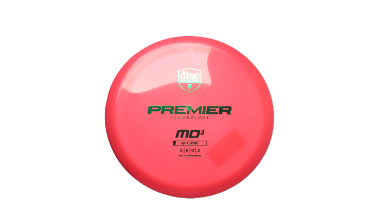 Discmania Premier Q-Line MD3 Midrange Front View
