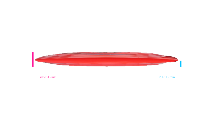 Discraft First Run Z Terminator Distance Driver Profile View