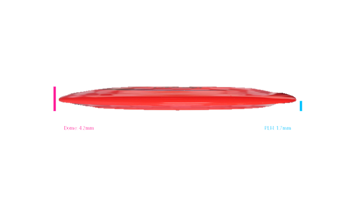 Discraft First Run Z Terminator Distance Driver Profile View