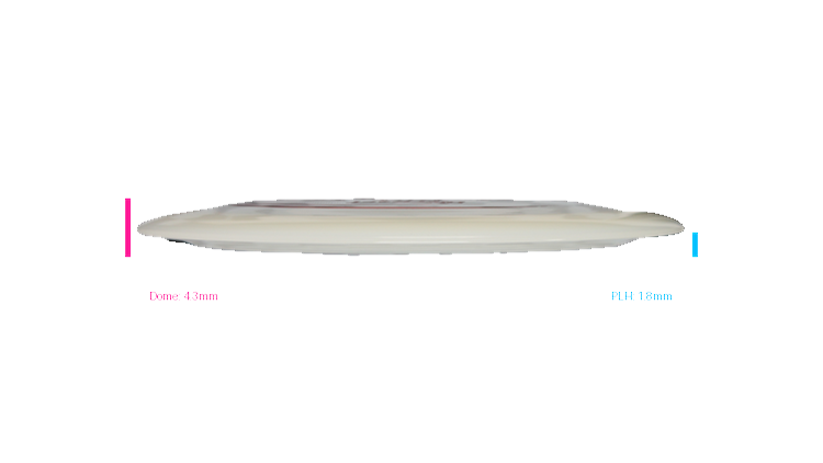 Discraft First Run Z Terminator Distance Driver Profile View