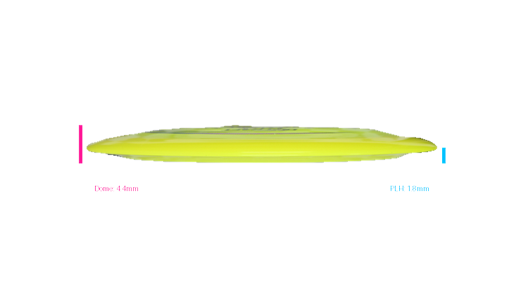 Discraft First Run Z Terminator Distance Driver Profile View