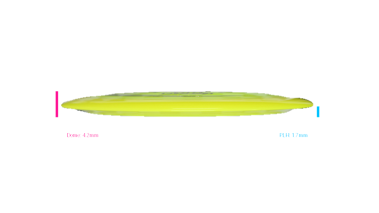 Discraft First Run Z Terminator Distance Driver Profile View