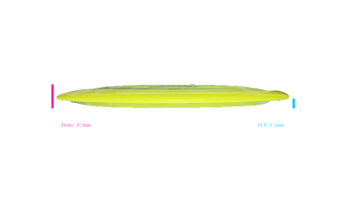 Discraft First Run Z Terminator Distance Driver Profile View