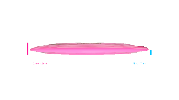 Discraft First Run Z Terminator Distance Driver Profile View