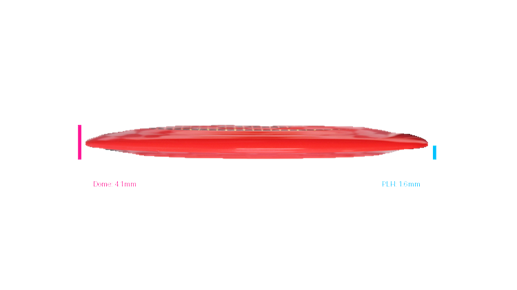 Discraft First Run Z Terminator Distance Driver Profile View