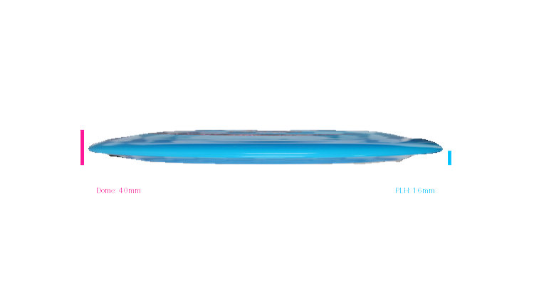 Discraft First Run Z Terminator Distance Driver Profile View