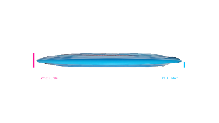 Discraft First Run Z Terminator Distance Driver Profile View