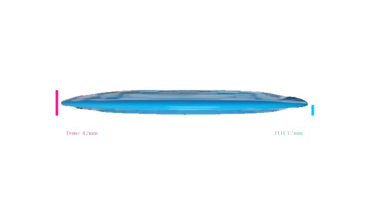 Discraft First Run Z Terminator Distance Driver Profile View