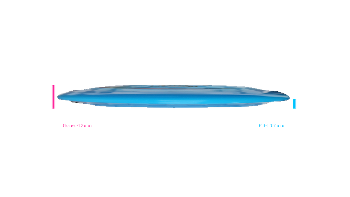 Discraft First Run Z Terminator Distance Driver Profile View