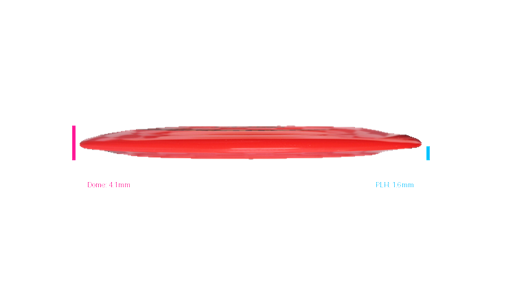 Discraft First Run Z Terminator Distance Driver Profile View