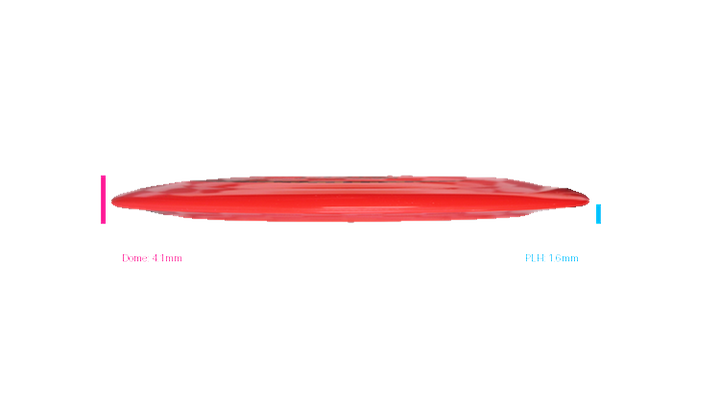 Discraft First Run Z Terminator Distance Driver Profile View
