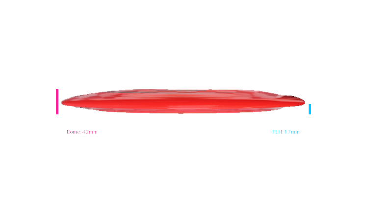 Discraft First Run Z Terminator Distance Driver Profile View
