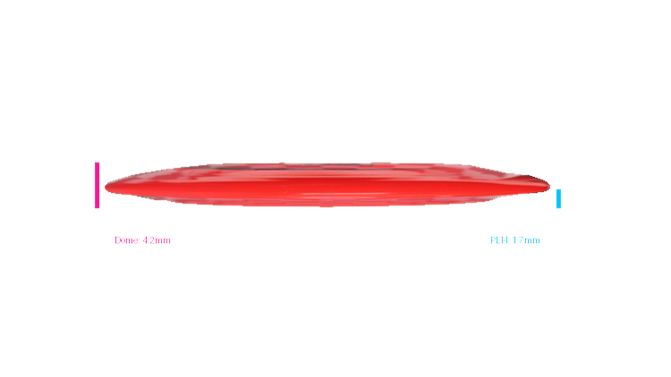 Discraft First Run Z Terminator Distance Driver Profile View