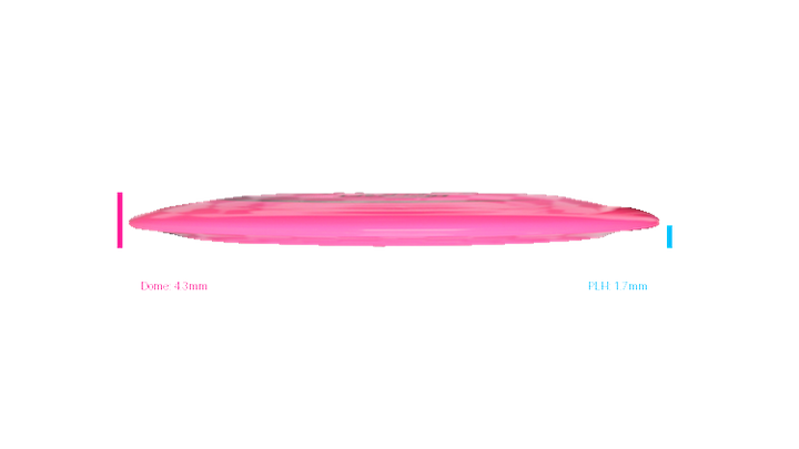 Discraft First Run Z Terminator Distance Driver Profile View