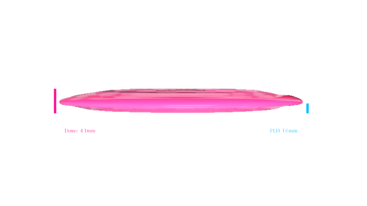 Discraft First Run Z Terminator Distance Driver Profile View