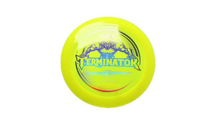 Discraft First Run Z Terminator Distance Driver Front View