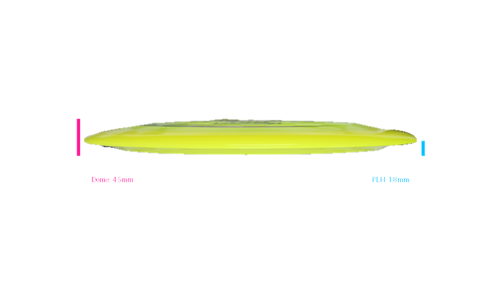Discraft First Run Z Terminator Distance Driver Profile View