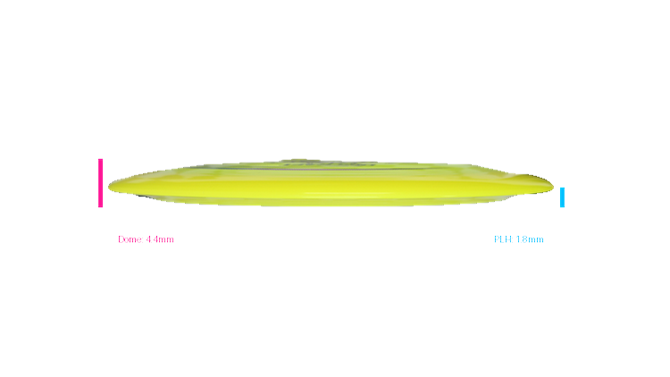 Discraft First Run Z Terminator Distance Driver Profile View