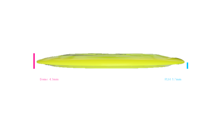 Discraft First Run Z Terminator Distance Driver Profile View