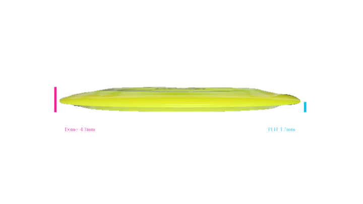 Discraft First Run Z Terminator Distance Driver Profile View