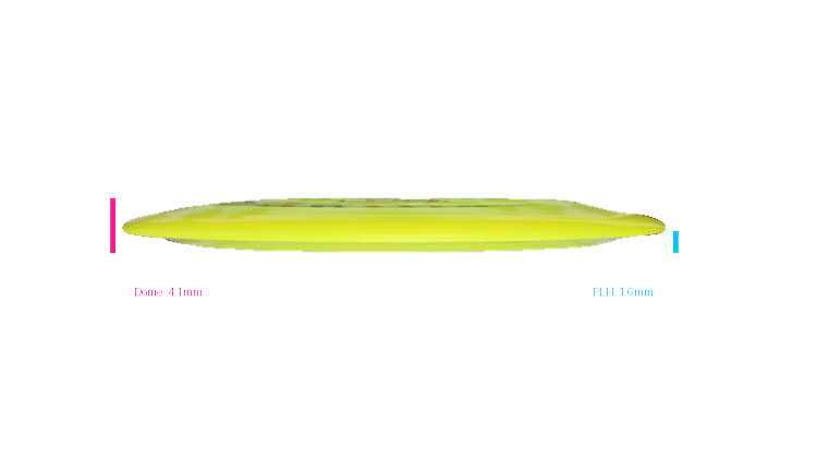 Discraft First Run Z Terminator Distance Driver Profile View