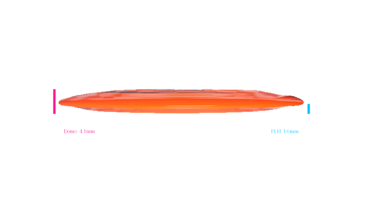 Discraft First Run Z Terminator Distance Driver Profile View
