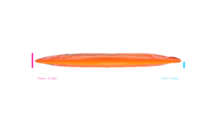 Discraft First Run Z Terminator Distance Driver Profile View