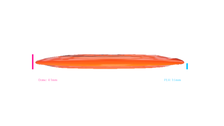 Discraft First Run Z Terminator Distance Driver Profile View