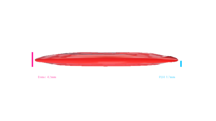 Discraft First Run Z Terminator Distance Driver Profile View