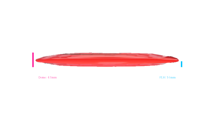 Discraft First Run Z Terminator Distance Driver Profile View