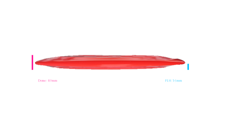 Discraft First Run Z Terminator Distance Driver Profile View