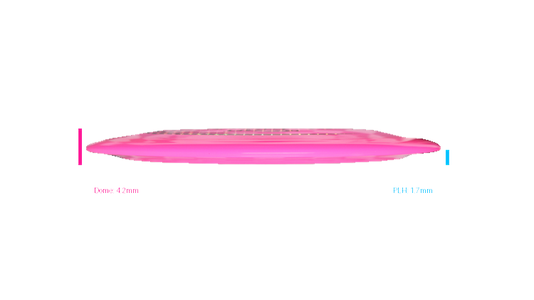 Discraft First Run Z Terminator Distance Driver Profile View