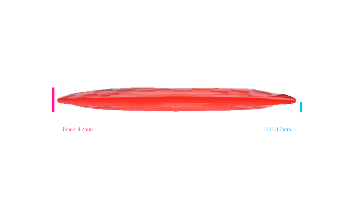 Discraft First Run Z Terminator Distance Driver Profile View
