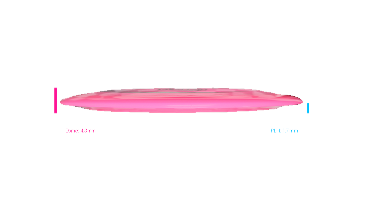 Discraft First Run Z Terminator Distance Driver Profile View