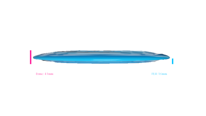 Discraft First Run Z Terminator Distance Driver Profile View