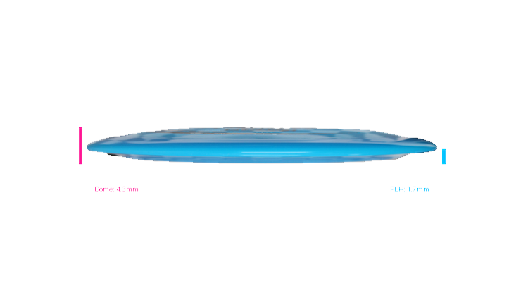 Discraft First Run Z Terminator Distance Driver Profile View