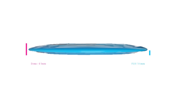 Discraft First Run Z Terminator Distance Driver Profile View