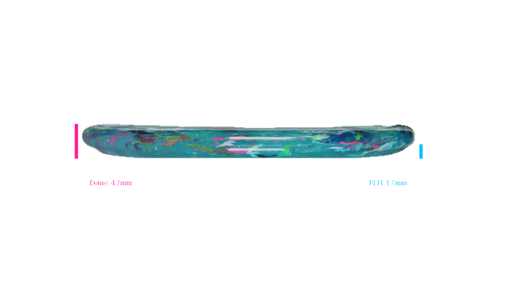 Discraft Swirl Jawbreaker Captain's Caliber Putter Profile View