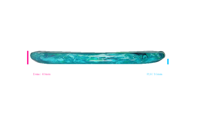 Discraft Swirl Jawbreaker Captain's Caliber Putter Profile View