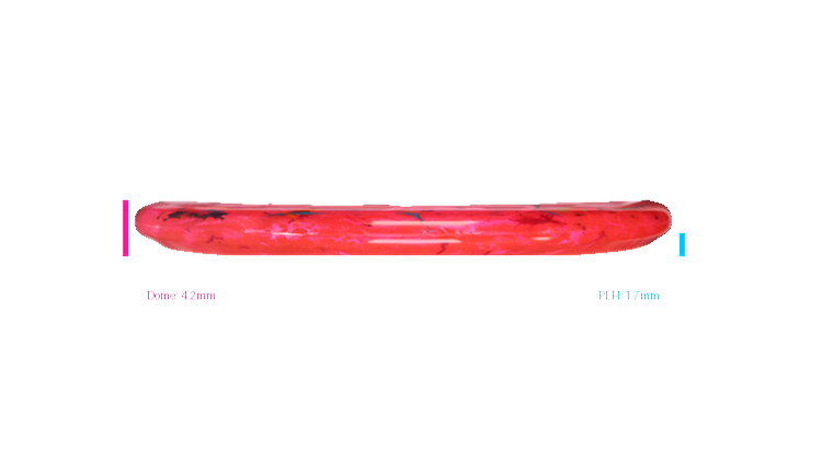 Discraft Swirl Jawbreaker Captain's Caliber Putter Profile View