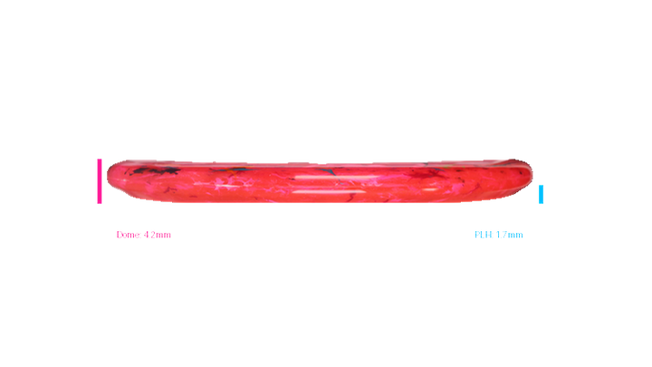 Discraft Swirl Jawbreaker Captain's Caliber Putter Profile View