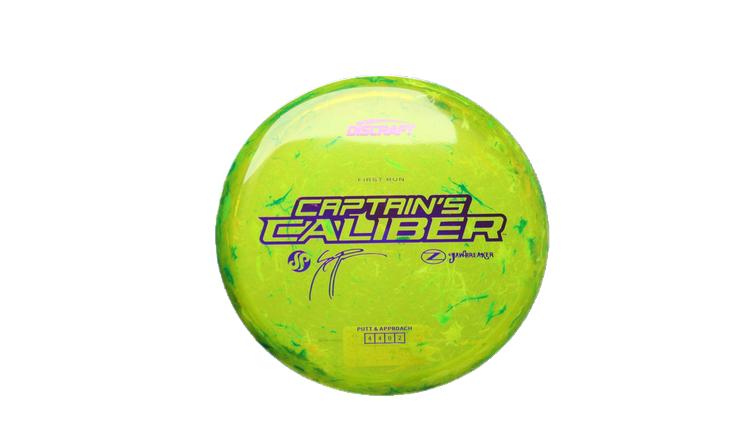 Discraft Swirl Jawbreaker Captain's Caliber Putter Front View