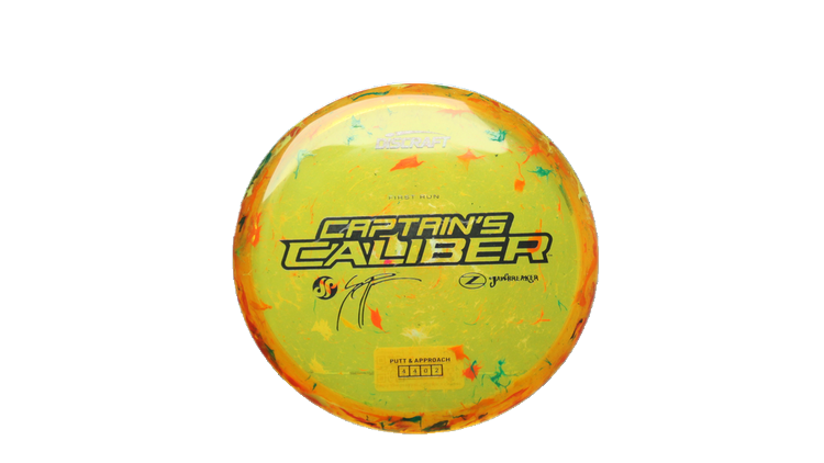 Discraft Swirl Jawbreaker Captain's Caliber Putter Front View