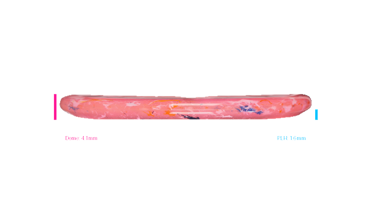 Discraft Swirl Jawbreaker Captain's Caliber Putter Profile View