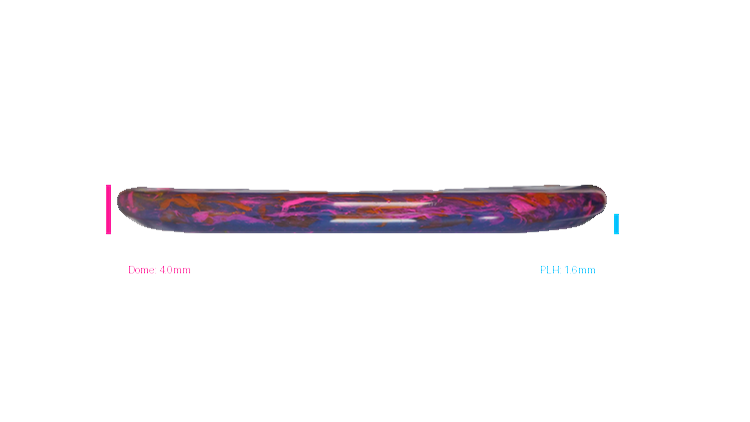 Discraft Swirl Jawbreaker Captain's Caliber Putter Profile View